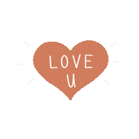 I Love You Heart Sticker