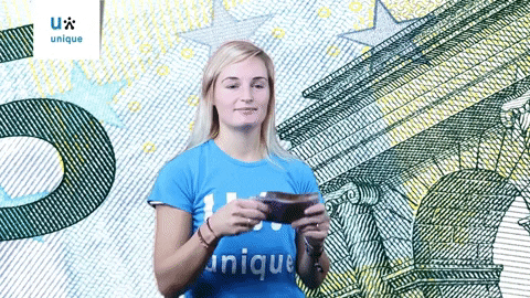 UniqueNederland giphyupload euro unique geld GIF