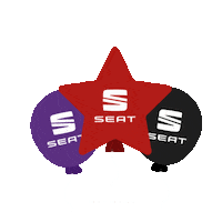 autosurcitypeninsula happy party felicidad seat Sticker
