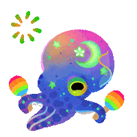 Celebrating Marine Life Sticker by pikaole