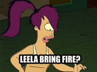 Fire Futurama GIF