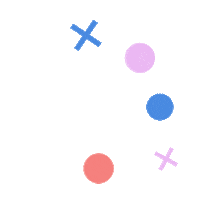 Cross Dots Sticker by Natural Cycles