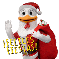 Santa Claus Christmas Sticker by Pechugon