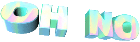 oh no text Sticker