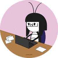 Work Working Sticker