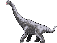 PositPixel pixel art dinosaur sprite sprites Sticker