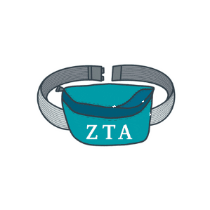 ztafraternity giphygifmaker backpack sorority zeta Sticker