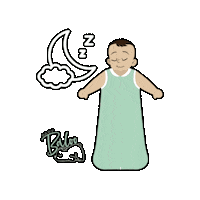 Sleep Niño Sticker by Baby Baloo