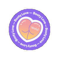 Booty Love Sticker by sinful.global