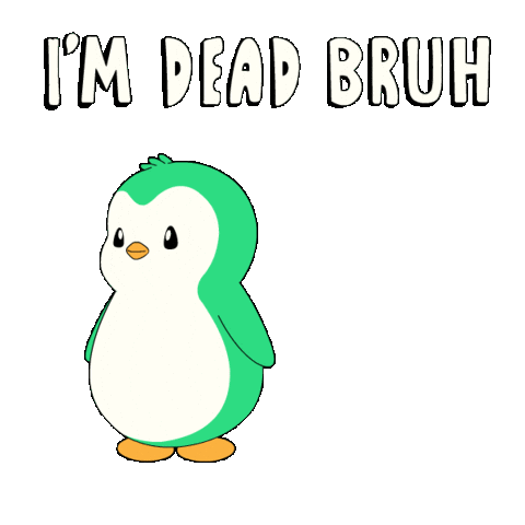 Fall Die Sticker by Abster