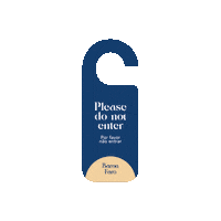 dearfaro clean door do not disturb holder Sticker