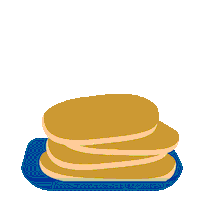 Breakfast Pancake Sticker by HighKey