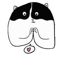 Cat Love Sticker by La Watson