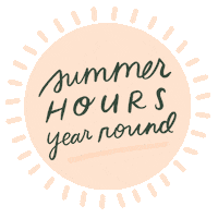 SummerHoursSalon summer pink hair sun Sticker