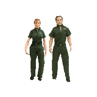SERVPROofMontgomeryCounty couple uniform action figures servpro Sticker