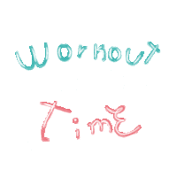 Workout Time Sticker