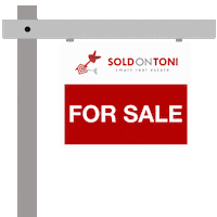 SoldOnToni for sale kw yard sign keller williams realty Sticker