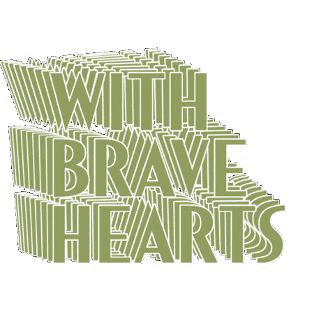 Brave Heart Sticker by Kappa Delta