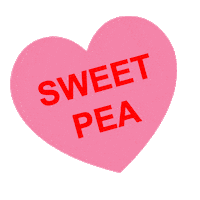 Sweet Pea Heart Sticker by Harveys Seatbelt Bag