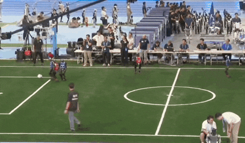 PopularScience giphyupload soccer robot GIF