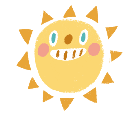 Happy Sun Sticker by Miss NoProblem