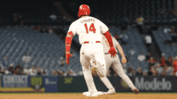 Sport Celebration GIF by Los Angeles Angels