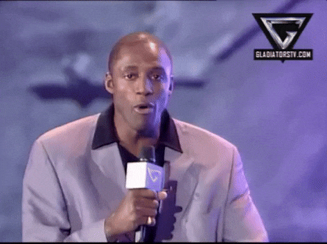 John Fashanu Host GIF by Gladiators