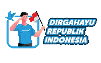Indonesia Merdeka Sticker by Traveloka
