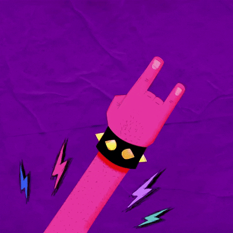 Rock And Roll Art GIF by BEELD.motion