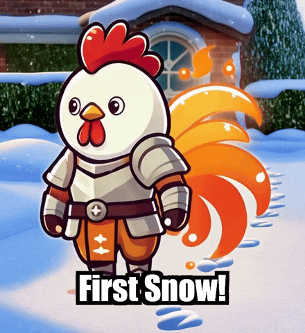 First Snow GIF by Zorooster