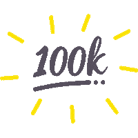 100k follower Sticker by Springlane GmbH