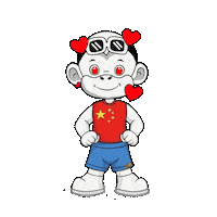 China Love Sticker by Zhot