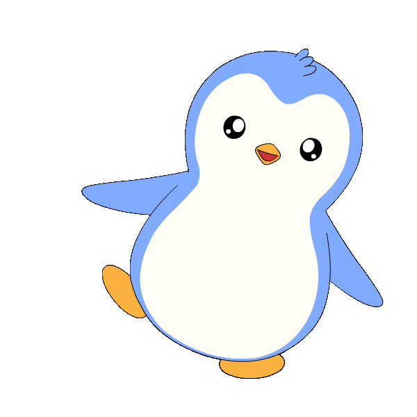 Happy No Way Sticker by Pudgy Penguins