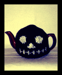 Black And White Halloween GIF by TeaCosyFolk
