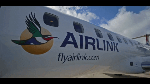 Airlink giphygifmaker fly flying plane GIF