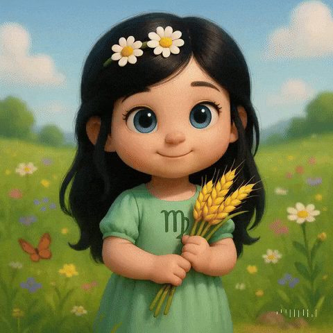 Happy Little Girl GIF by Maryanne Chisholm - MCArtist