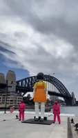 Creepy Squid Game Doll Appears in Sydney's Circula