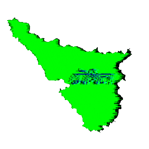 _Maithili glitch india culture map Sticker