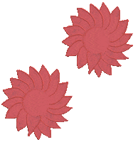 Flowering Pink Rose Sticker