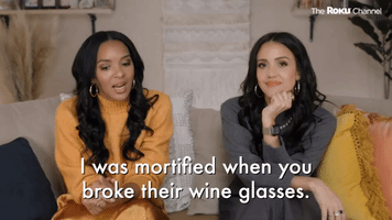 Broke Their Wine Glasses