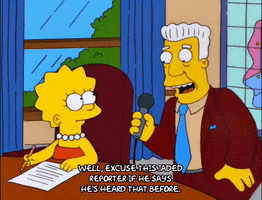 lisa simpson interview GIF
