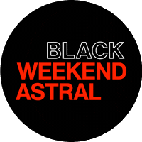 Black Weekend Sticker by Mia Astral