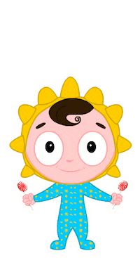 Excited Baby Sticker by PSI Studio