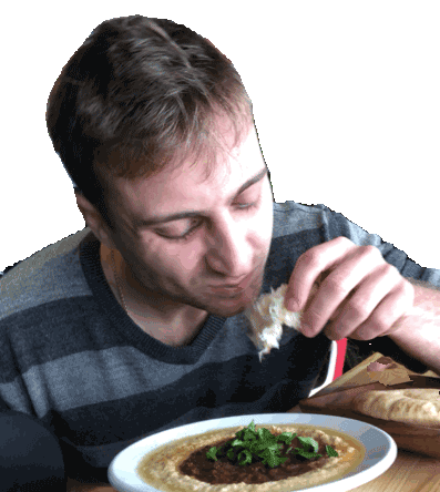 hungry bite Sticker by Mediadome