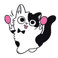 dance cat Sticker by meowbox