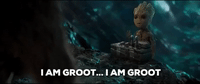 baby groot guardians of the galaxy volume 2 GIF