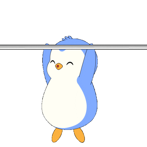 Fitness Sweating Sticker by Pudgy Penguins