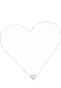 fagrtalaat25 love heart animation black and white Sticker