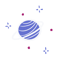 thehelloday stars night stellar planete Sticker