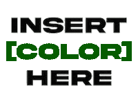 Hair Color Sticker by Insert Name Here